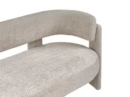 Sofa Set 4-Sitzer BUREA Chenillegewebe Hellbeige_1072758