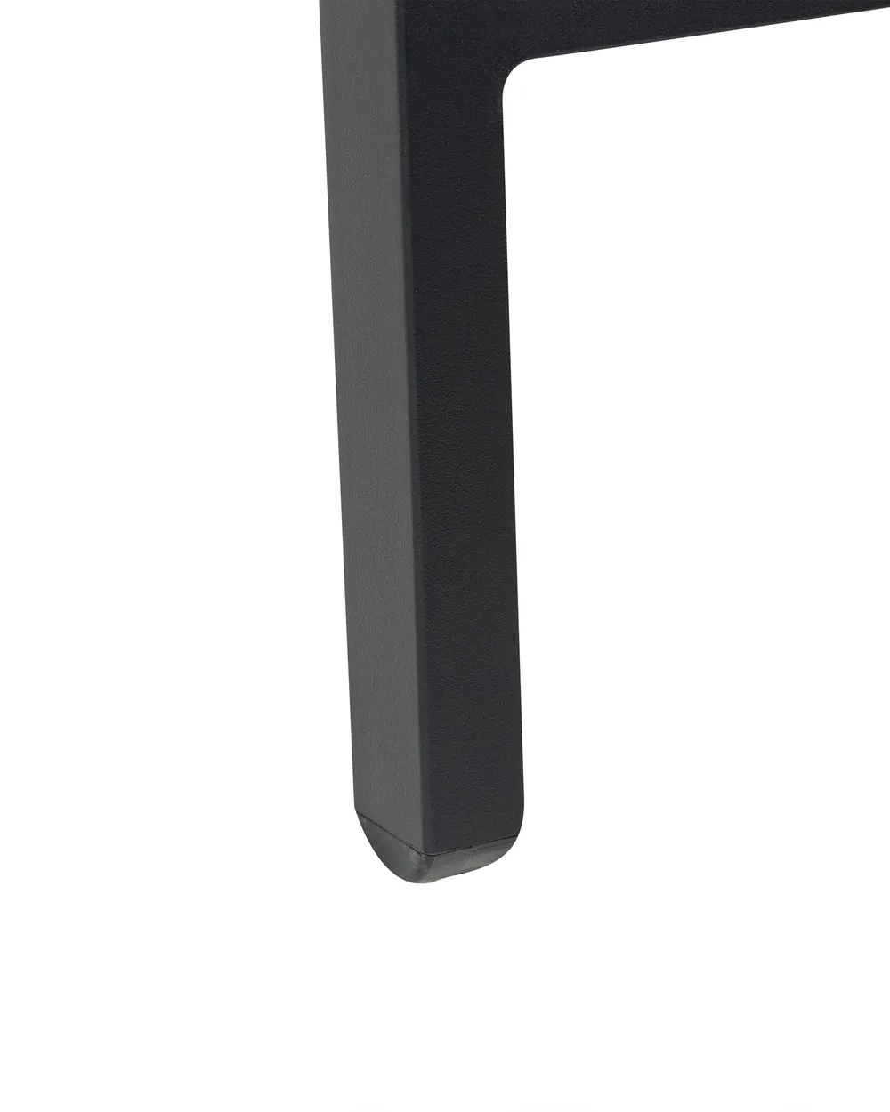 Gartenstuhl 2er Set MARCEDDI mit Fußstütze Metall Schwarz_897098