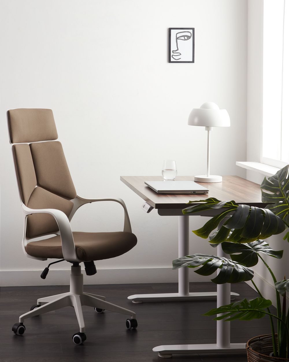 Chaise de bureau DELIGHT Marron