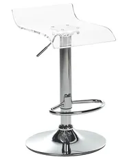 Set mit 2 Barstühlen NEUM drehbar Transparent_915157