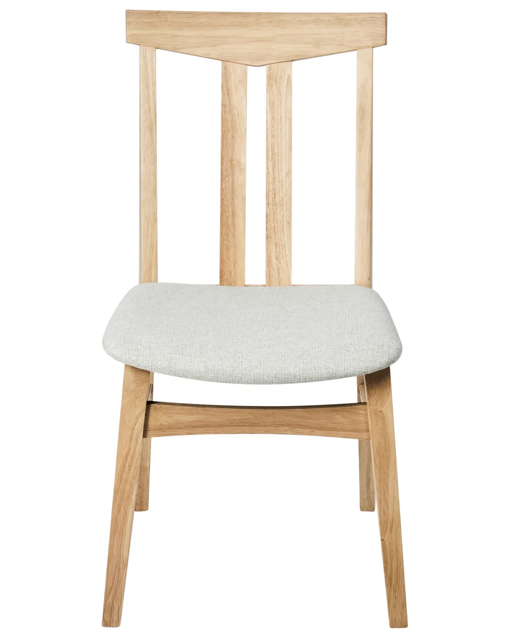 Esszimmerstuhl 2er Set AVALON Holz Hellbeige_952333