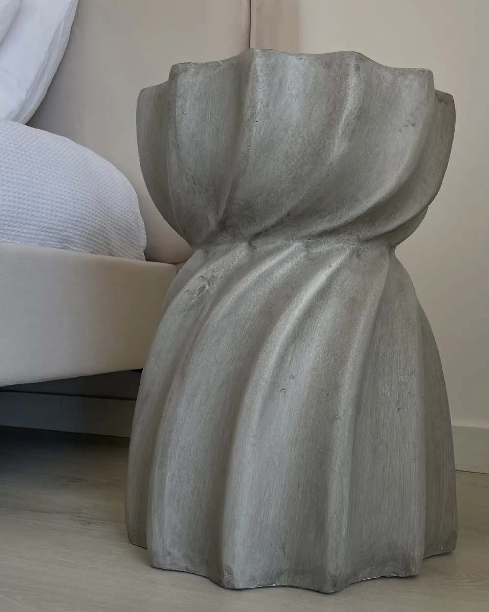 Beistelltisch ALGUA 35 cm 35 cm Grau_933260
