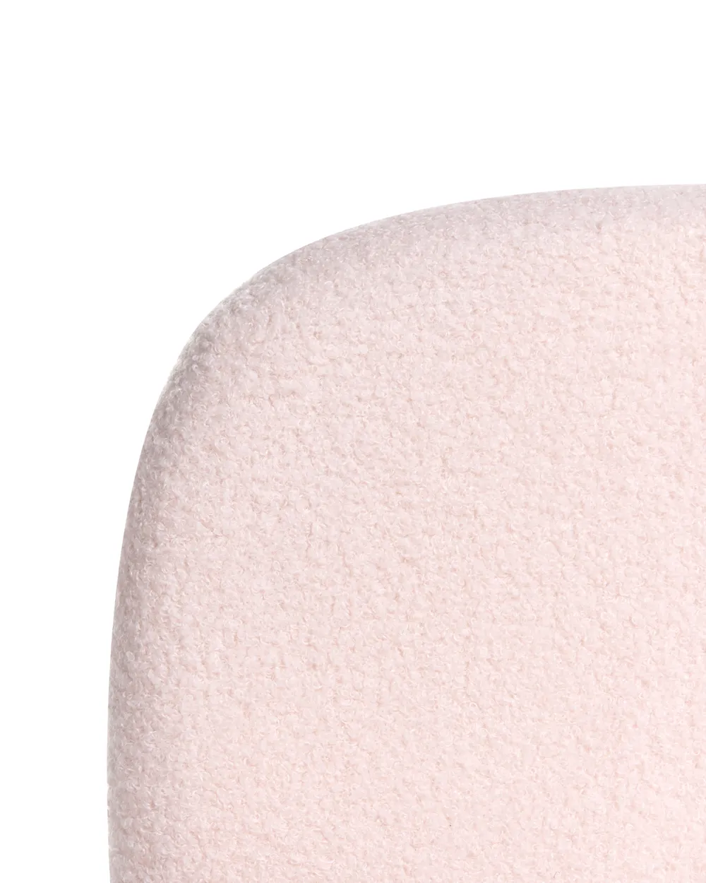 Schreibtischstuhl MORAGA Bouclé Pastellrosa_1024898