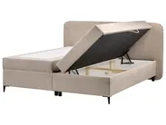 Boxspringbett mit Stauraum Stoff REGENT 180 x 200 cm Taupe_1065388