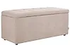 Ottomane mit Stauraum OREM Stoff Beige