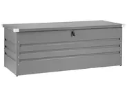 Aufbewahrungsbox CEBROSA 165 cm 70 cm Metall Grau_752651