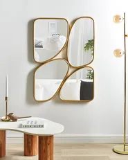 Wandspiegel DIANCEY 70 cm 100 cm Metall Gold_900168