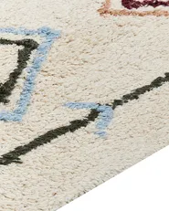 Teppich CORUM Beige 140 x 200 cm Baumwolle_839419