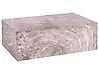 Couchtisch NOBRES 90 cm 66 cm Brauner Marmor
