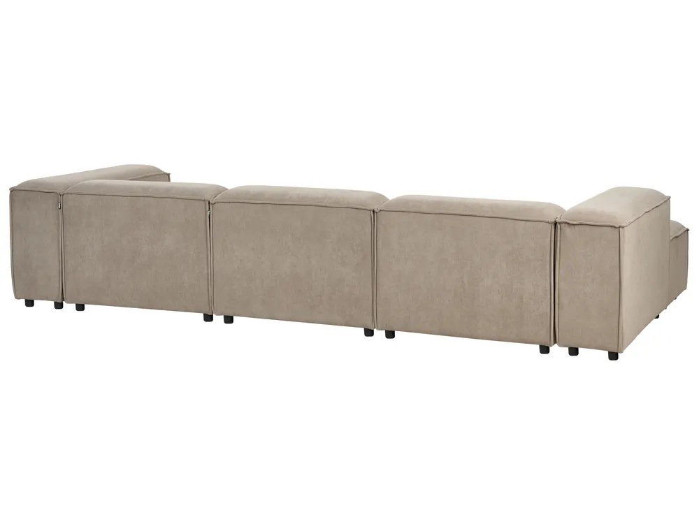 Modul Ecksofa 4-Sitzer ARDAL Cord Hellbraun rechtsseitig_940680