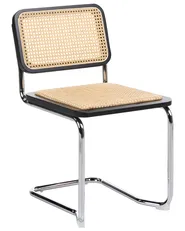 Esszimmerstuhl 2er Set CORDOVA Rattan Schwarz_1061947