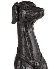 Garden Statue CHART Dog Graphite Grey_1151764
