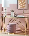 Konsolentisch WESO Sicherheitsglas Gold
