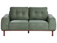 Sofa 2 Seater LAURILA Fabric Green_951776