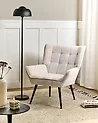 Armchair BELLINGMO Fabric Light Beige