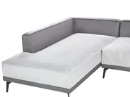 Corner Sofa 3 Seater MYKEN Fabric Light Grey Right Hand_952091