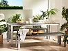 Gartenmöbel Set mit Bänken 6-Sitzer NARDO Grau