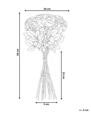 Artificial Flower Bouquet MAFRA 60 cm Red_1028457