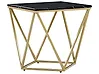 Beistelltisch MALIBU Schwarz / Gold