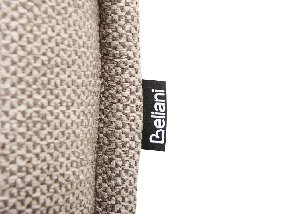 Bed Faux Linen LESTRE 180 x 200 cm (EU Super King) Taupe_960074