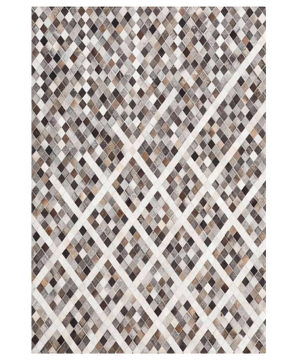 Rug AKDERE Brown 160 x 230 cm Leather_751591
