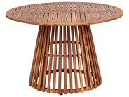 Garden Dining Set 4 Seater AGELLO Acacia Wood Brown_923498