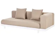 Garten Ecksofa mit Tisch 5-Sitzer MISSANELLO Beige_910487