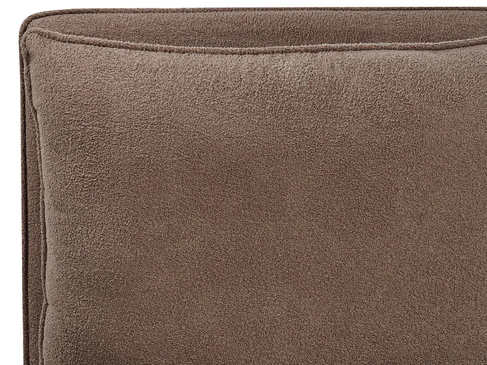 Wasserbett Bouclé BAJONNA 160 x 200 cm Braun_1010910