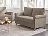 Sofa 2-Sitzer RONNEBY Stoff Hellbraun