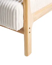 Armchair SORSELE Corduroy White_1019385