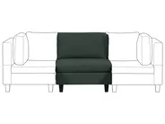 1-Seat Section UNSTAD Fabric Dark Green_893294