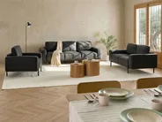 Sessel SOVIK Kunstleder Schwarz_1041256