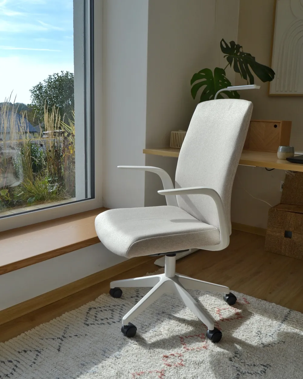 Office Chair CAPTAIN Fabric Beige_1034813