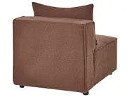 Modul Ecksofa 4-Sitzer AXEBO Bouclé Braun linksseitig_1075911