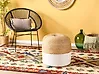 Pouf DALAMA Jute Weiß