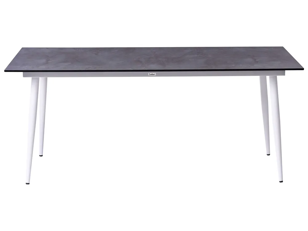 Gartentisch TOLENTINO 180 cm 90 cm Steinoptik Grau_1029876