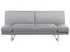 Schlafsofa 2-Sitzer YORK Stoff Hellgrau