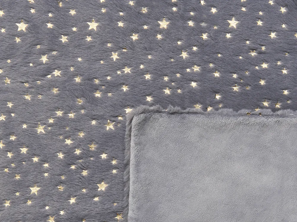 Kuscheldecke ALAZEYA 150 x 200 cm Grau_820220