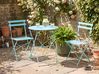 Bistro Set klappbar FIORI Metall Türkis