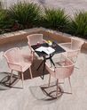 Gartenstuhl 4er Set PESARO Rosa