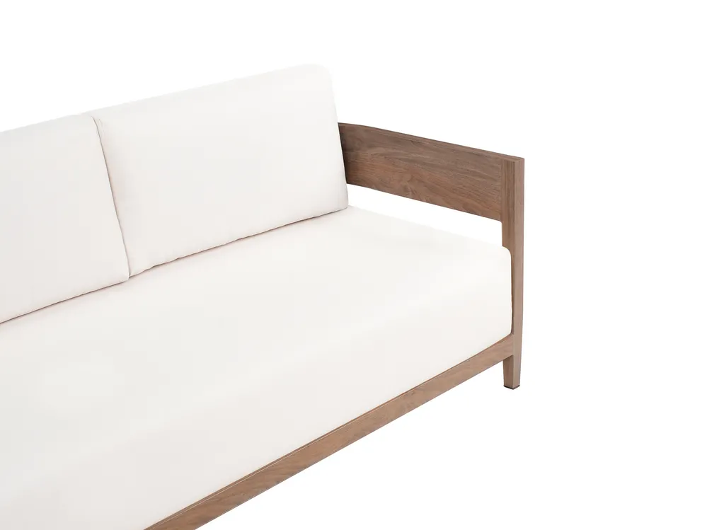 Gartensofa 3-Sitzer SAMPIERI Metall Braun_1000077