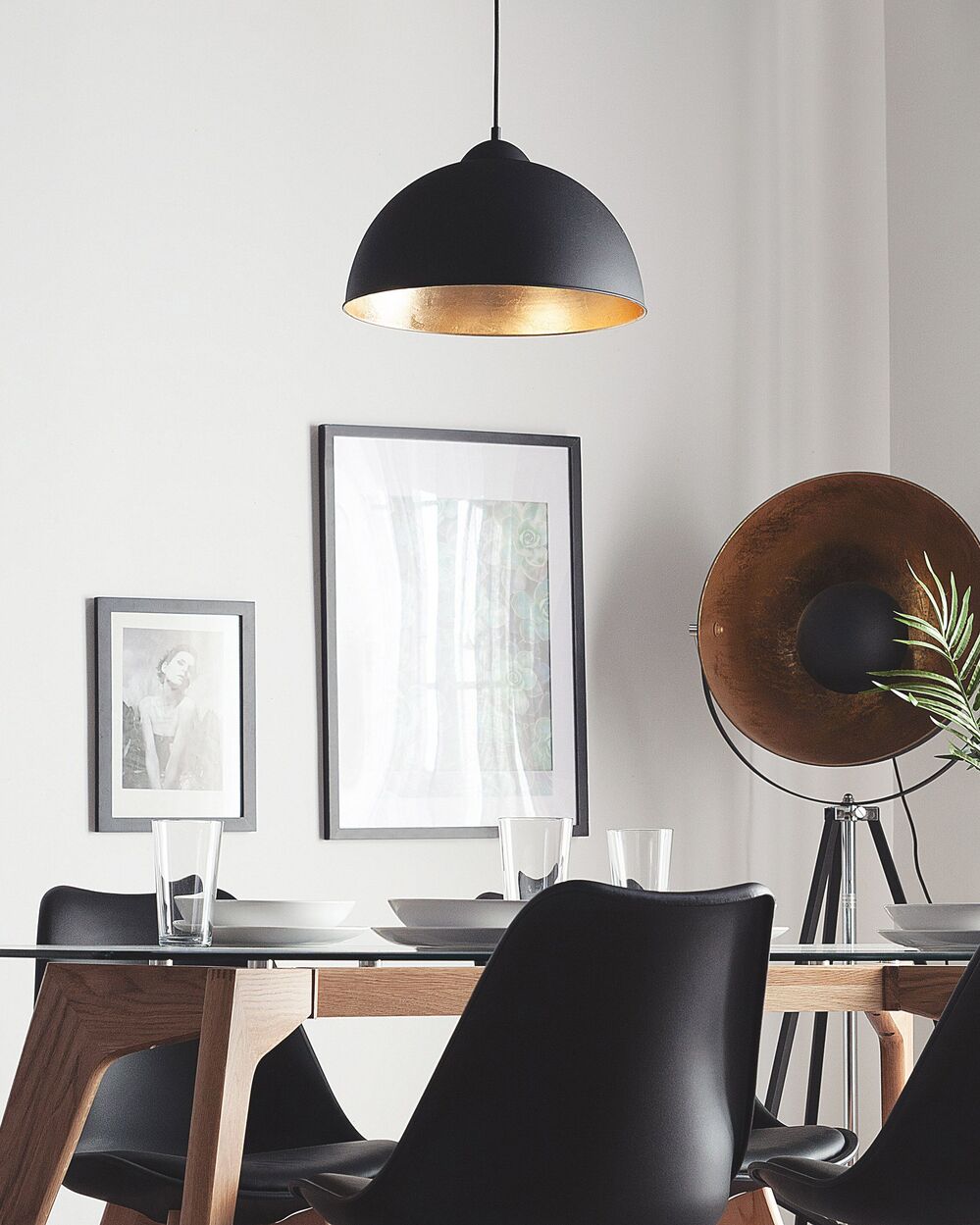 Pendant Lamp CETINA Metal Black