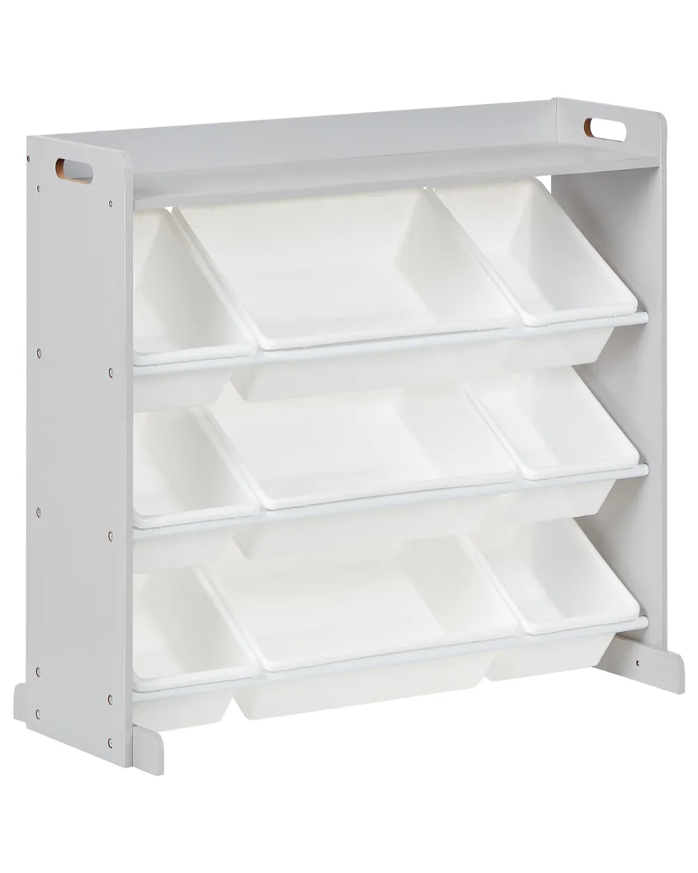 Hylle med 9 bokser Grå COLLIE