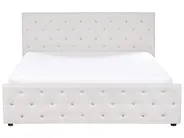 Bett mit Stauraum AMIENS Stoff Beige 180 x 200 cm_976110