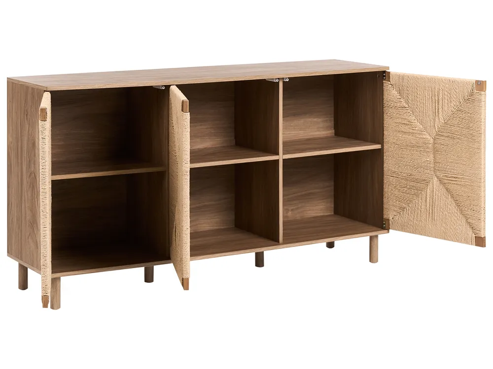 Sideboard mit 3 Türen BONDI Hellbraun_1029850