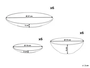 Set of 18 Dinnerware VIVANI Stoneware Green_1041943