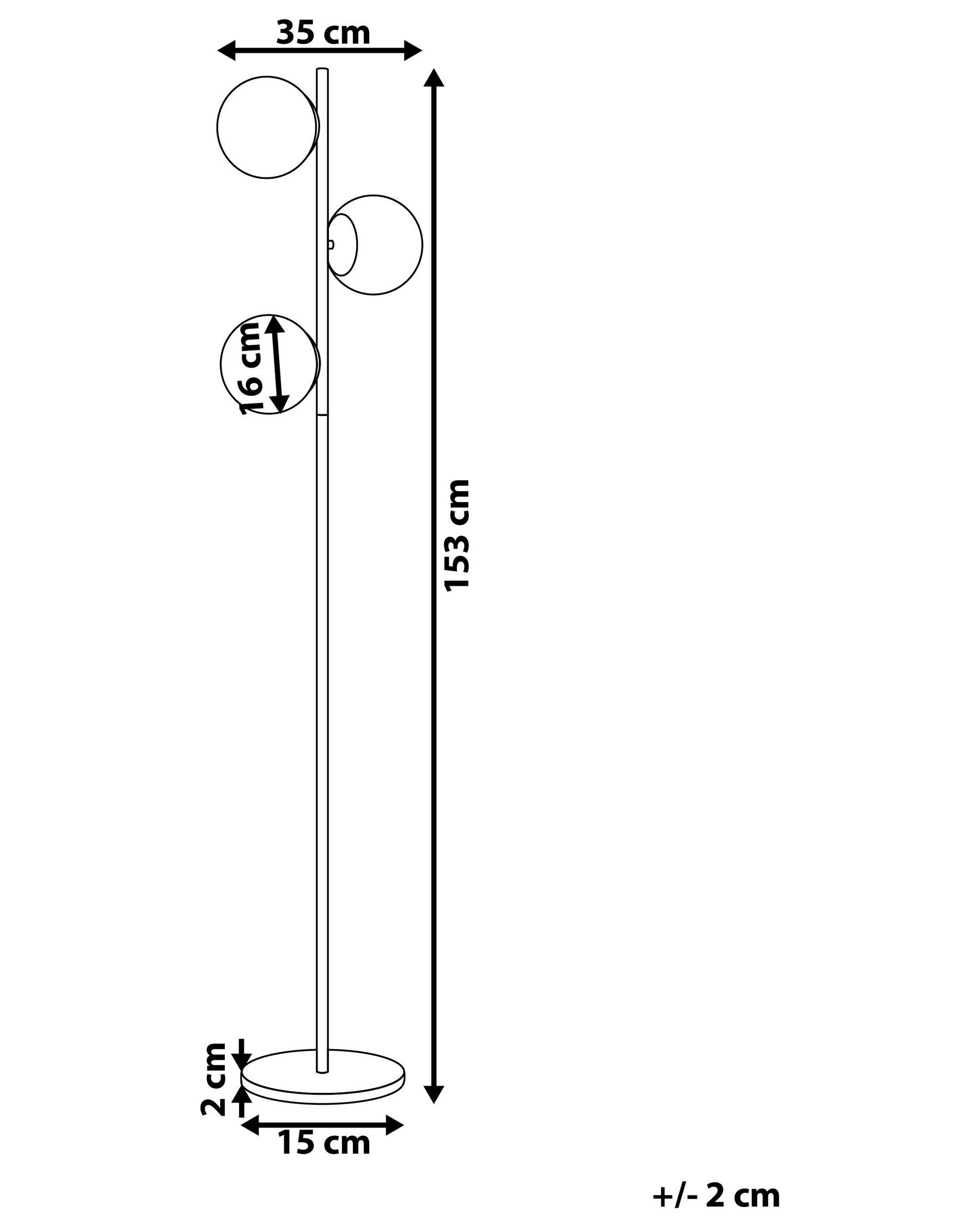 Floor Lamp WADI Metal Black_883693