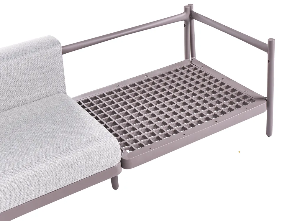 Gartensofa 4-Sitzer FERRETTI Taupe_1058040