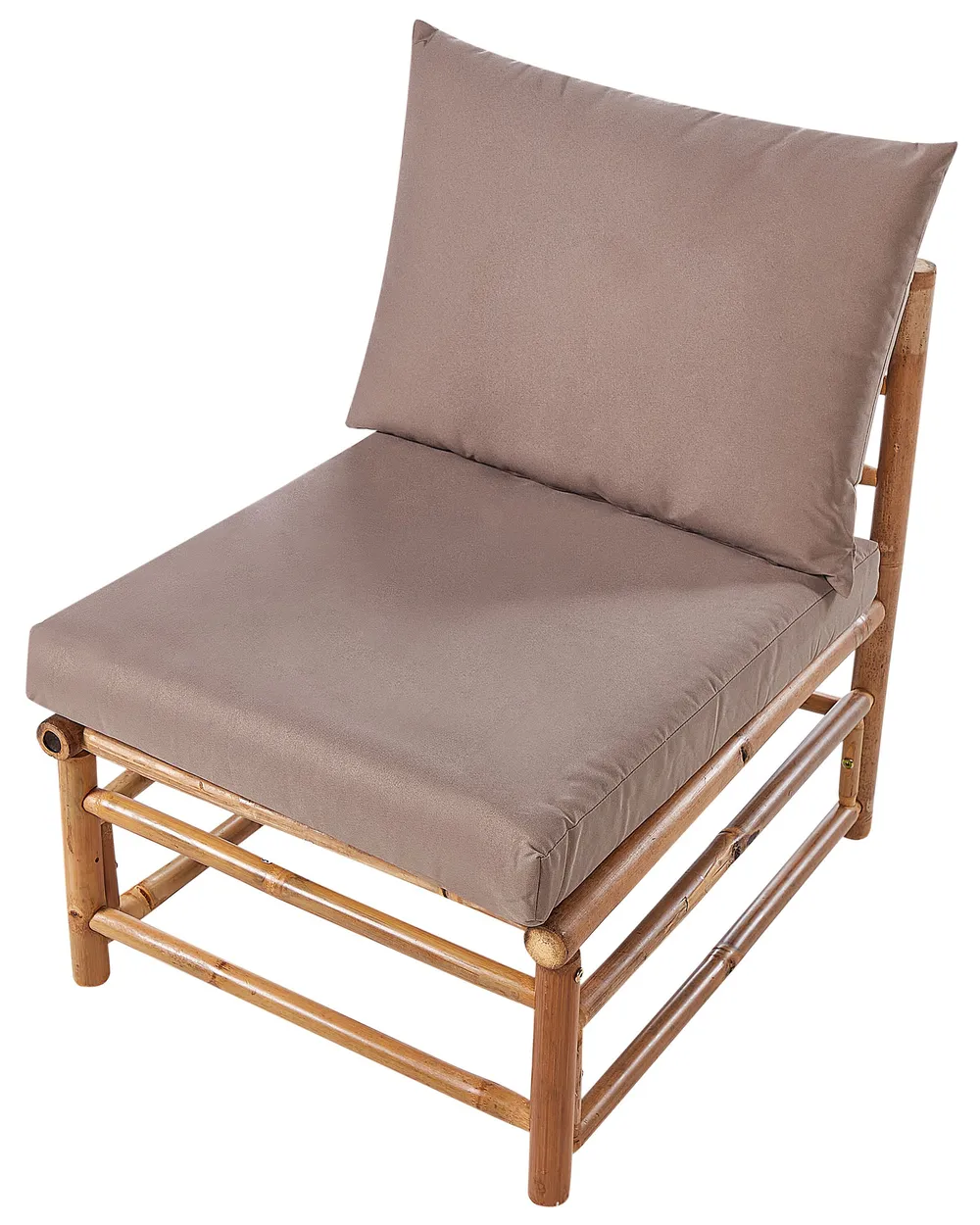 1-Sitzer Garten-Eckmodul CERRETO Bambus Taupe_908782