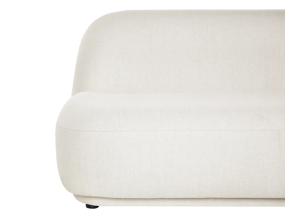 Living Room Set 4 Seater LOVBERG Fabric Off-White_1043224